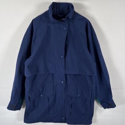 古着】Eddie Bauer ノーカラーウールジャケット エディーバウアー