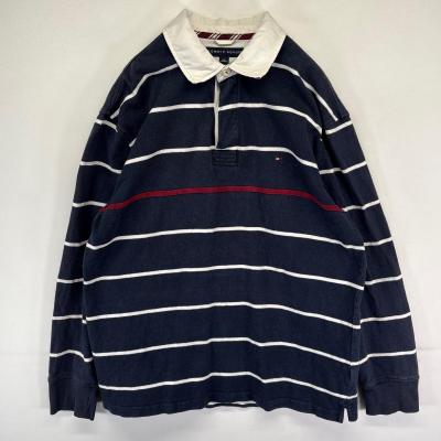 トミーヒルフィガー 90s ラガーシャツ 極厚コットン L 紺 刺繍 輸入 古着 トミーヒルフィガー ラガーシャツのおすすめ人気商品一覧 通販 - Yahoo