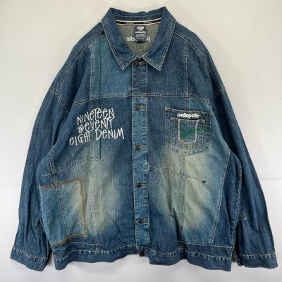 B系 00s PELLE PELLE デニムセットアップ ハーフ ワイドXXXL pelle pelle デニムの商品一覧 通販 - Yahoo!ショッピング