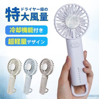 ネッククーラー 首掛け 3つ冷却プレート（扇風機）（色：ゴールド系