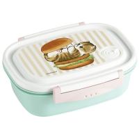 mofusand ラク軽弁当箱L 720ml（ハンバーガー） ランチボックス モフサンド もふさんど | 肉球雑貨ホワイトアンドピーチ