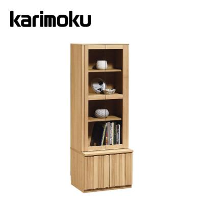 カリモク家具 テレビ台、キャビネット（特徴：ガラス扉（クロスガラス
