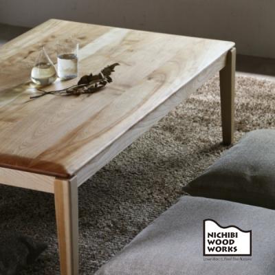 【美品】 日美　ウェルズ コタツテーブル オーク こたつ　受注生産品 美品】 日美 ウェルズ コタツテーブル オーク こたつ 受注生産品