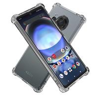 Hy+ AQUOS R8 耐衝撃 ケース SH-52D カバー ストラップホール 米軍MIL規格 クリア 衝撃吸収ポケット内蔵 TPU ケース | Nina-style