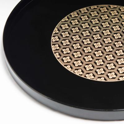 輪島塗り 輪島塗 中島九香 折敷 五枚揃い+ 山口幹彦 壺 二点 専用出品