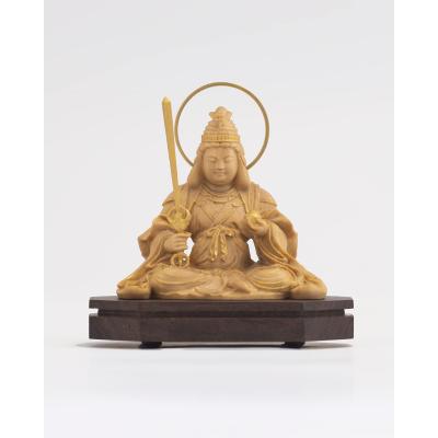 【フォロー割・新品】 香合仏　弁財天　白檀　仏龕　懐中仏　弁天　弁才天 セール・新品】 香合仏 不動明王 白檀 仏龕 懐中仏 不動三尊 - メルカリ