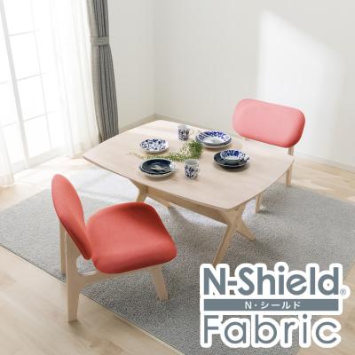 【赤辛さん専用】ニトリ ダイニングテーブルFPマット付き・チェア(2点セット) ニトリ（NITORI） ダイニングテーブル5点セット(DTアルナスDF120LBR