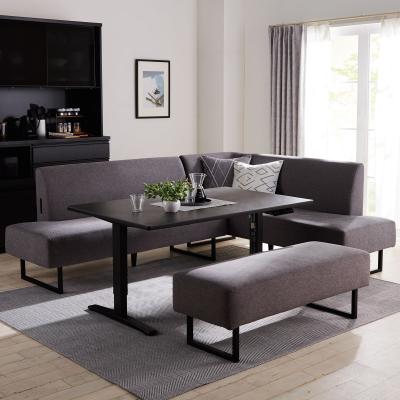 ニトリ　グレー L字型ソファ ファブリック ニトリ L字型ソファ カウチソファ