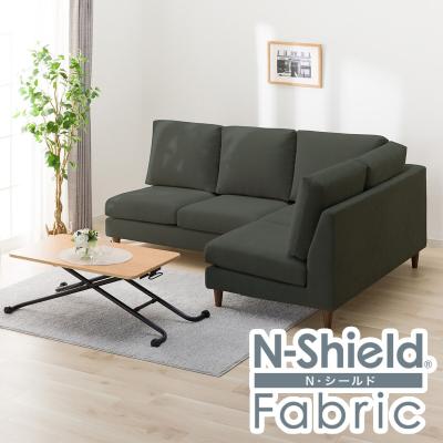 【最終値下げ】ニトリN-Shield L字型ソファ ダークブラウン ここみ配送料分】ニトリN-Shield L字型ソファ ダークブラウン