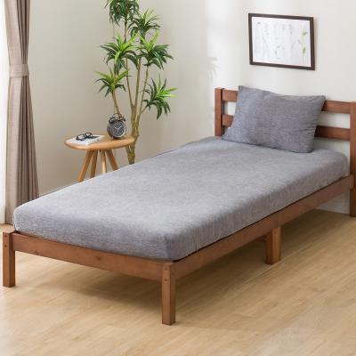 ニトリ パイルベット シングル 棚付きパイプベッド (ZO BR) | ニトリネット【公式】 家具