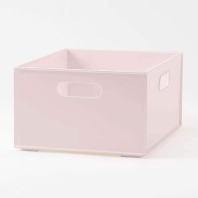 ニトリ 小物入れ(かご、バスケット)（色：ピンク系）｜整理用品、小物