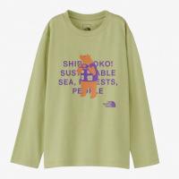 ノースフェイス キッズ Tシャツ ロングスリーブシレトコトコティー NTJ82332ST ミスティーセージ MS 100 110 120 130 140 150 THE NORTH FACE 正規取扱店 | ニワスポーツ