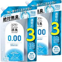 【まとめ買い 大容量】 ソフラン プレミアム消臭 ウルトラゼロ 柔軟剤 詰め替え 特大1200ml×2個セット | NN-Style