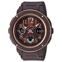 [カシオ] 腕時計 ベビージー ネイビー&amp;ブラウン BGA-150PG-5B2JF レディース ブラウン | NO.9 STORE Yahoo!店