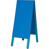 A型ボード A型看板 黒板 両面 チョークタイプ 青 No.42750 | のぼり旗 のぼりストア