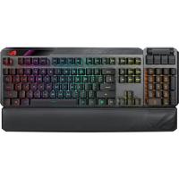 ASUS ROG Claymore II Wireless Modular Gaming Mechanical Keyboard (ROG RX Blue Switches, detachable numpad ＆ wrist rest for TKL 80%/100%, Aura Sync, m | IMPORT NOBUストア