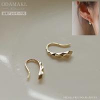 ピアス アレルギー対応 つけっぱなし 18金 レディース 金属アレルギー ドロップ 雫 小さめ シルバー925 | Noelmarket 金属アレルギー対応 ピアス