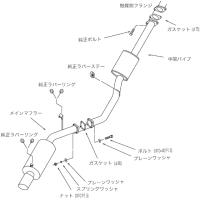 31019-AT004 サイレントハイパワー スープラ GA70H HKS | ノエルオンライン