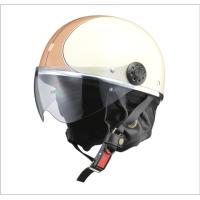 ハーフヘルメット　 O-ONE　アイボリー/ブラウン　フリー(57〜60cm未満)サイズ　O-ONE IV/BR リード工業 | ノースポートプラザ