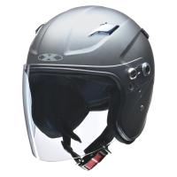 セミジェットヘルメット　X-AIR RAZZO STRADA　マットガンメタ　フリー(57〜60cm未満)サイズ　RAZZO STRADA MGM リード工業 | ノースポートプラザ