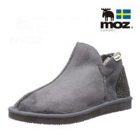 ブーツ レディース moz sweden モズ スウェーデン 北欧ブランド ショートブーツ ムートンブーツ ファー アンクル カジュアル 防寒 秋 冬 靴 女性 MZ453 グレー | NORTH PRIDE
