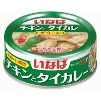 いなば食品 いなば チキンとタイカレー グリーン 125g×24個 缶 | のすたる堂