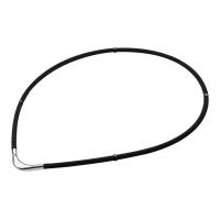 phiten(ファイテン) ネックレス RAKUWA磁気チタンネックレスS-|| ブラック/シルバー 55cm | のすたる堂
