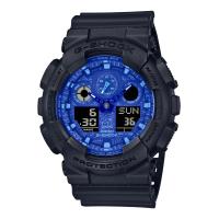 [カシオ] 腕時計 ジーショック 【国内正規品】BLUE PAISLEYシリーズ GA-100BP-1AJF メンズ ブラック | のすたる堂