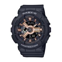 [カシオ] 腕時計 ベビージー 【国内正規品】 BA-110XRG-1AJF レディース ブラック | のすたる堂