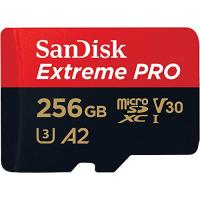 SanDisk Cartao 256GB Extreme PROR microSD? UHS-I com adaptador C10， U3， V30 | のすたる堂