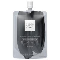 ONE BY KOSE(ワンバイコーセー) 洗顔 毛穴 ダブル ブラック ウォッシャー 本体 140g 皮脂 くすみ 角質 クレイ | のすたる堂