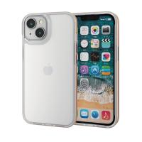 エレコム iPhone 14 / 13 ケース カバー 耐衝撃 衝撃吸収 サイドメッキ メッキ色(ゴールド) クリア PM-A22AHVMGD | のすたる堂