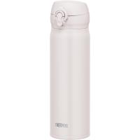 サーモス 水筒 真空断熱ケータイマグ 500ml アッシュホワイト 飲み口外せてお手入れ簡単 軽量タイプ ワンタッチオープン ステンレス ボトル 保温 | のすたる堂