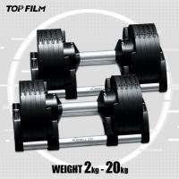 ダンベル 可変式 20kg 2個セット フレックスベル 2kg刻み 20kg flexbell 可変式ダンベル nuobell 正規品 | ONE STEP