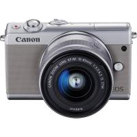 キヤノン Canon EOS M100 EF-M15-45 IS STM レンズキット グレー  EOSM100GY1545ISSTMLK SDカード付き &lt;プレゼント包装承ります&gt; | カメラFanks-PROShop 2ndヤフー店