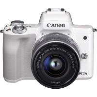 キヤノン Canon EOS Kiss M ホワイト レンズキット EOSKISSMWH-1545ISSTMLK SDカード付き &lt;プレゼント包装承ります&gt; | カメラFanks-PROShop 2ndヤフー店