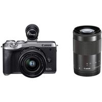 Canon ミラーレス一眼カメラ EOS M6 Mark II ダブルズームEVFキット シルバー EOSM6MK2SL-WZEVFK | カメラFanks-PROShop 2ndヤフー店