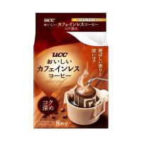UCC おいしいカフェインレスコーヒー ドリップコーヒー コク深め (7g×8P)×12(6×2)袋入｜ 送料無料 | のぞみマーケット