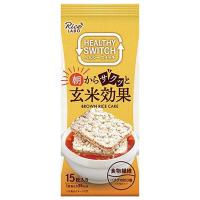 幸福米穀 朝からサクッと玄米効果 ブラウンライスケーキ 15枚×12(6×2)袋入｜ 送料無料 | のぞみマーケット