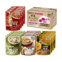 カゴメ 野菜たっぷりスープセット SO-50 160g×16袋×1箱入｜ 送料無料 スープ レンジ商品 レトルト 長期保存 | のぞみマーケット