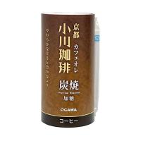 小川珈琲 京都 小川珈琲 炭焼珈琲 カフェオレ 加糖 195gカート缶×15本入｜ 送料無料 | のぞみマーケット