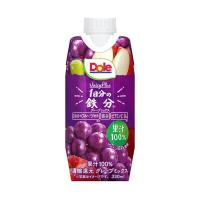 雪印メグミルク Dole(ドール) Juicy Plus 1日分の鉄分 330ml紙パック×12本入×(2ケース)｜ 送料無料 | のぞみマーケット