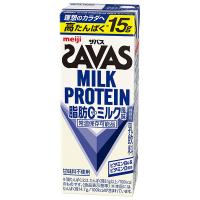明治 (ザバス)ミルクプロテイン 脂肪ゼロ ミルク風味 200ml紙パック×24本入×(2ケース) メーカー 問屋直送｜ 送料無料 | のぞみマーケット