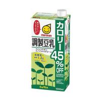 マルサンアイ 調製豆乳 カロリー45％オフ 1000ml紙パック×6本入×(2ケース)｜ 送料無料 | のぞみマーケット