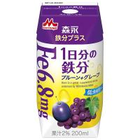 森永乳業 鉄分プラス 1日分の鉄分(プリズマ容器) 200ml紙パック×24本入｜ 送料無料 | のぞみマーケット