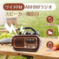 小型ポータブルラジオ 携帯ラジオ  bluetooth ソーラー発電 小型ラジオ 充電ラジオ マルチレトロラジオ ラジオ ワイドFM対応 短波ラジオ 高感度ラジオ 地震 防災