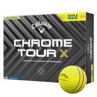 キャロウェイ 2024 CHROME TOUR X トリプル・トラック イエロー ボール１ダース　 日本仕様　 [callaway クロームツアーエックス　　ゴルフボール　ゴルフ] | ゴルフショップナンバーセブン