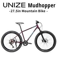 マウンテンバイク UNIZE Mudhopper Purple Metallic (ユナイズ マッドホッパー パープルメタリック) 27.5インチ スチールフレーム 9段変速 完成品 | 自転車通販 NYC STORE