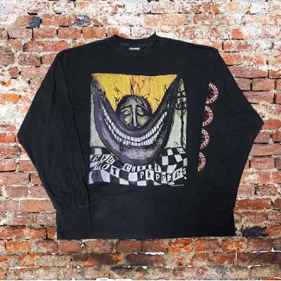 ガ*い様 レッドホットチリペッパーズ ロングTシャツ ビッグスマイル 良フェード ガ*い様 レッドホットチリペッパーズ ロングTシャツ ビッグスマイル 良