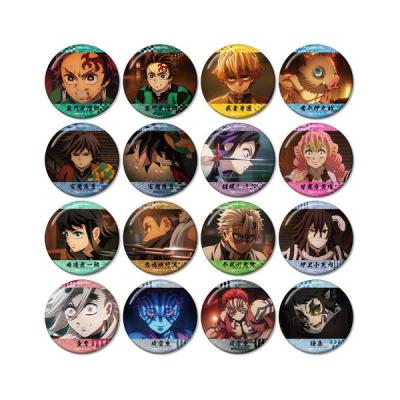 新品★鬼滅の刃★ダイニング【炭治郎＆義勇＆煉獄＆甘露寺】お楽しみくじ★缶バッジ TVアニメ「鬼滅の刃」コラボダイニング